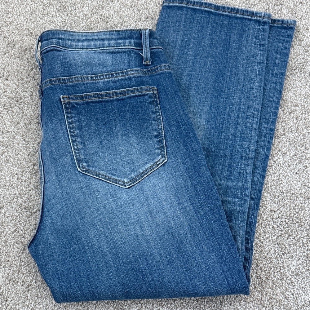 DRIFTWOOD Stella Dark Blue Straight Leg Jeans - Picture 7 of 9